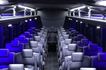 Santa Ana Charter Bus Interior