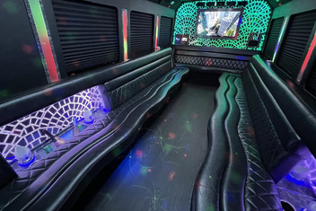 Santa Ana Limo Bus Interior