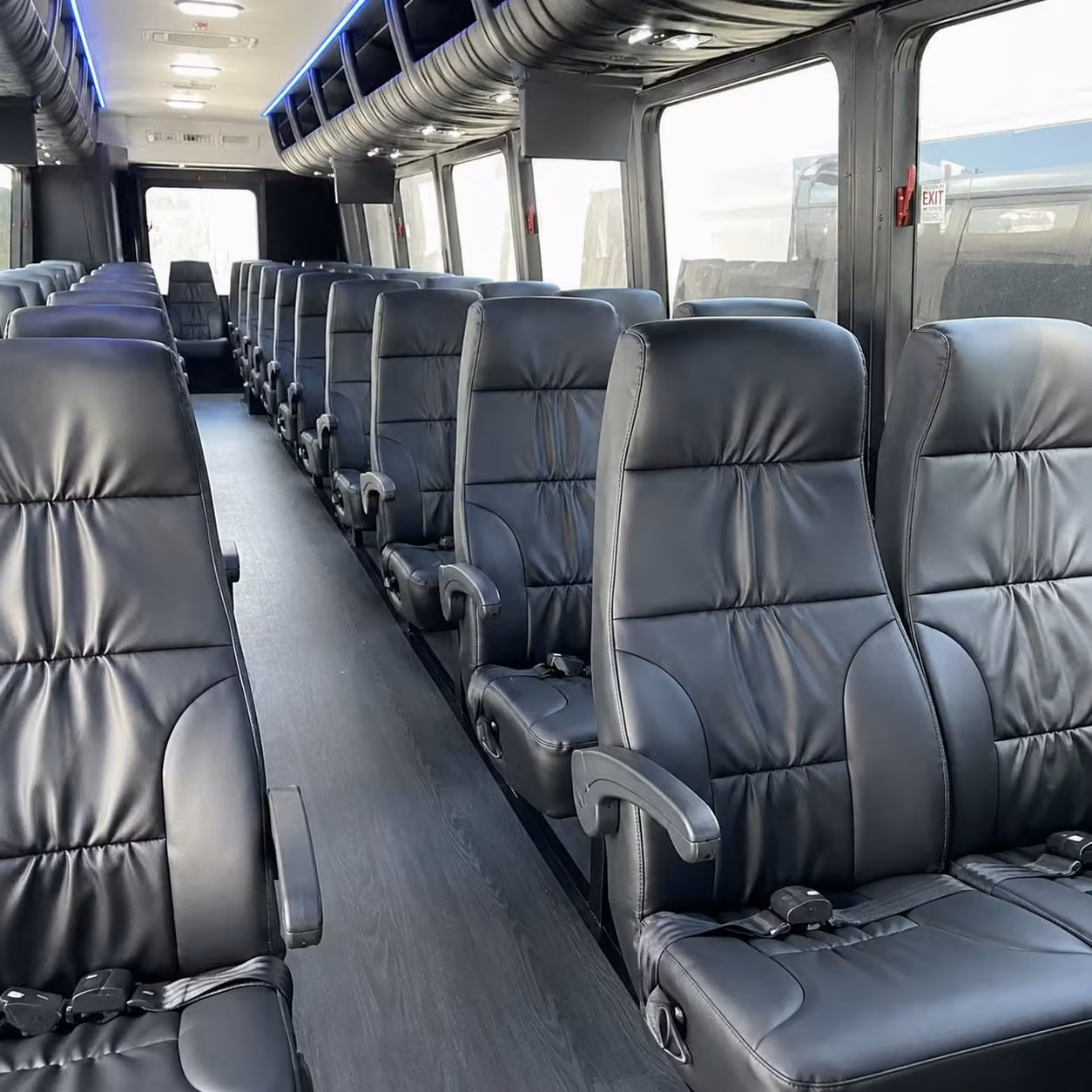 25 passenger minibus inside