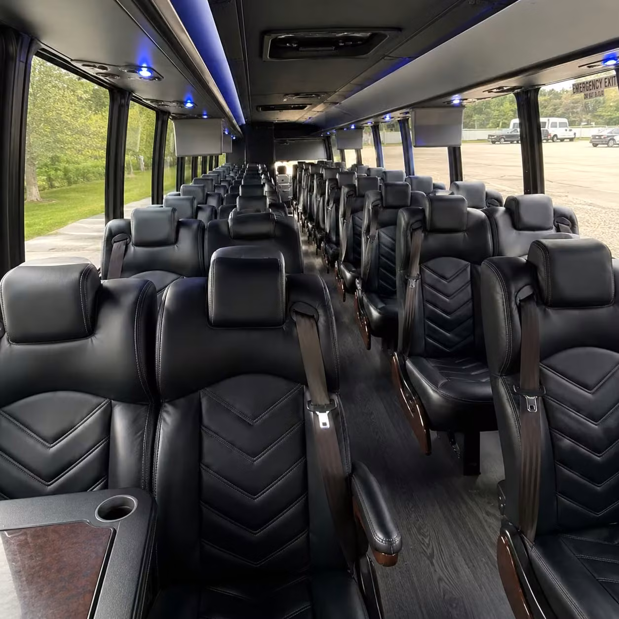 35 passenger minibus inside