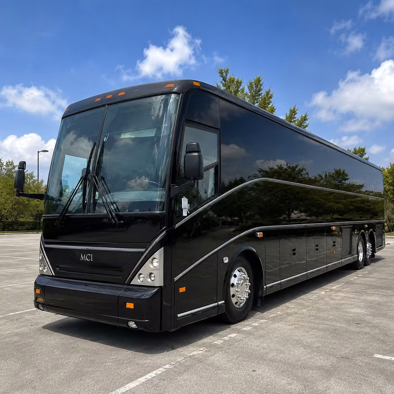 santa ana wedding guest shuttles and ceremony transportation